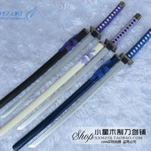 Высокое качество Bleach Кучики Byakuya senbonsakura Zanpakutou Подставка под катану, самурайский меч, меч оружие деревянный меч 100 см Косплэй опора