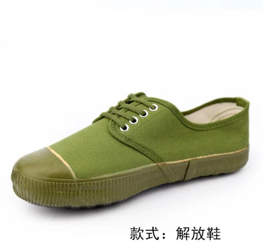 army green slip on shoes
