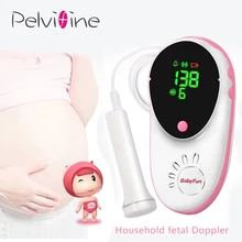 Pelvifine CFDA Baby Fetal Doppler LCD Portable contec Ultrasound heartbeat fetal heart monitor Pregnant Women Doppler Sensor