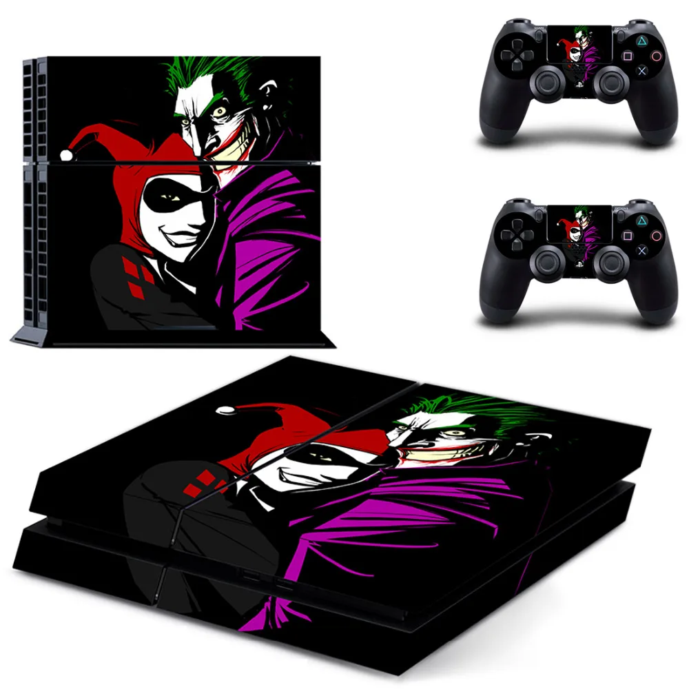

Skull & Co. 10 New Skin PS4 Batman Joker Console Cover For Playstaion 4 Console PS4 Skin Stickers+ 2Pcs Controller Skins