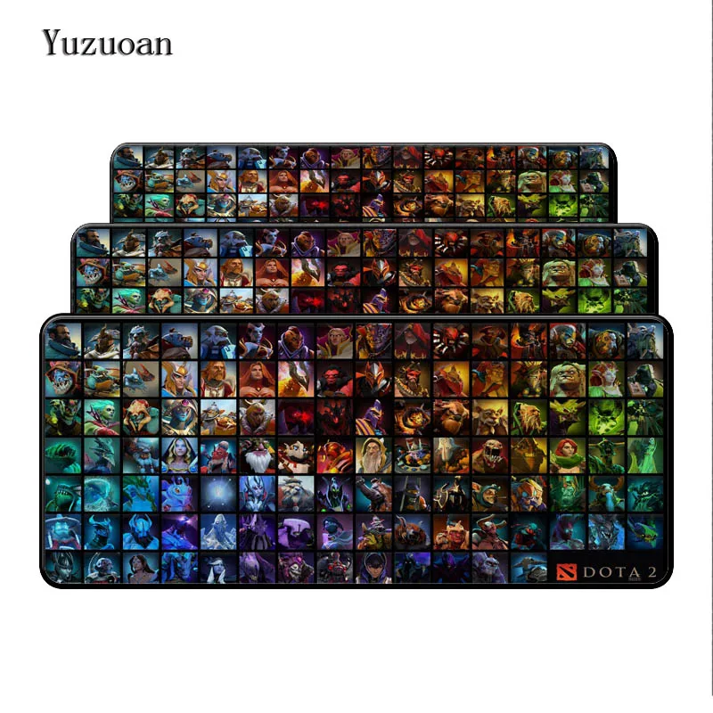  Yuzuoan Your Own Mats Dota photo High Speed New Lockedge Large Mousepad Size for 30x70cm 40x90cm Ru