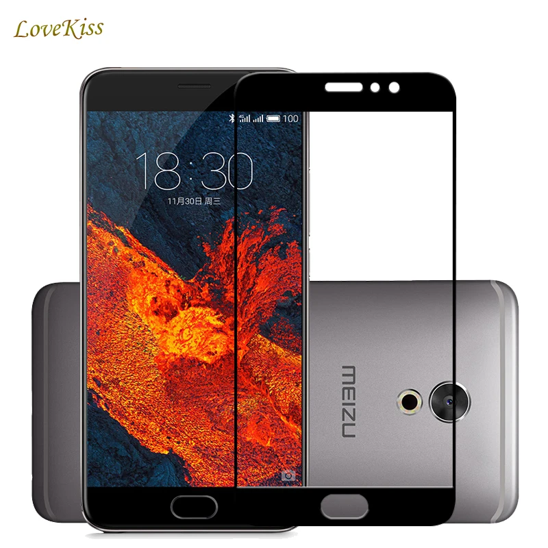 

Full Cover Tempered Glass For Meizu M5S M612H M3S Mini M5 M3 Note M3E MX6 U10 U20 Pro 5 6 Screen Protector Colorful Film Guard
