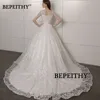 Vintage Lace Wedding Dress Court Train With Beading Top Vestidos De Novia Vintage Ball Gown Wedding Gowns 2022 Hot Sales ► Photo 2/6