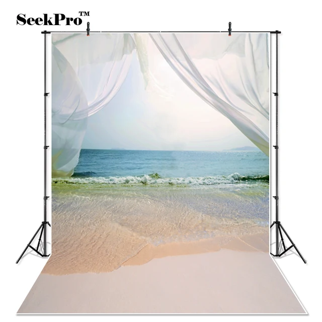 SeekPro summer sea beach kidparty Photography backgrounds stand photo
