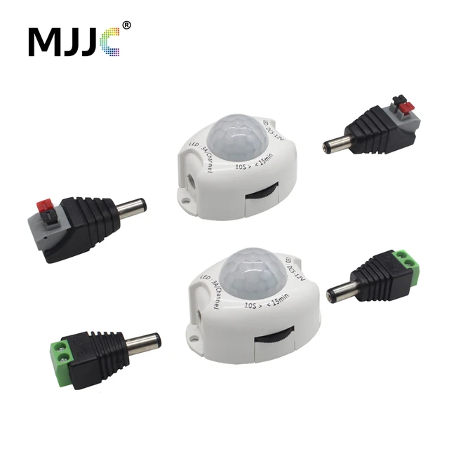 12v Motion Sensor Light Switch 5v Dc Activated Timer Automatic 12v Motion Sensor Light Switch 5v Dc Activated Timer Automatic Movement Detector On Off Led Strip Pir