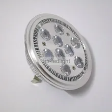 12 Вт GU10 AR111 светодиодный прожекторы 9 ваттов 12 ваттов светодиодный светильник ES111 qr111 замены 80 Вт галогенные высокое Мощность 85-265 V DHL 10 шт./лот