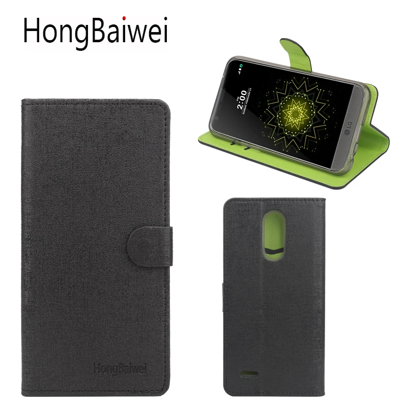 

HongBaiwei Cover for LG LV5 Case Fashion Flip Hit Color Luxury Leather Wallet Phone Bag Case for LG LV5