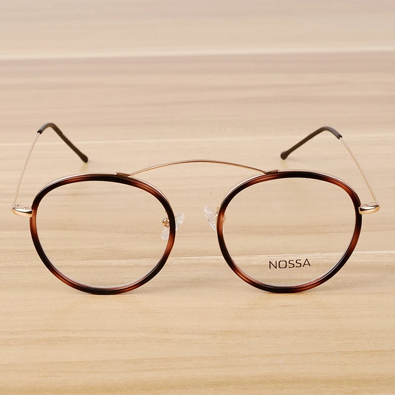Cena NOSSA kobiety i mężczyźni przezroczyste ramki do okularów elegancki marka projektant Oprawki do okularów moda na co dzień kobiet jasne okulary optyczne