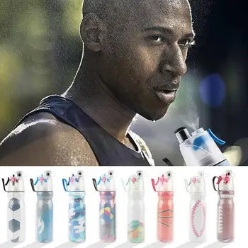 

590ml Creative Water Bottle Sport Spray Bottle Moisturizing Cycling Sports Gym Drinking Bottles Garrafa