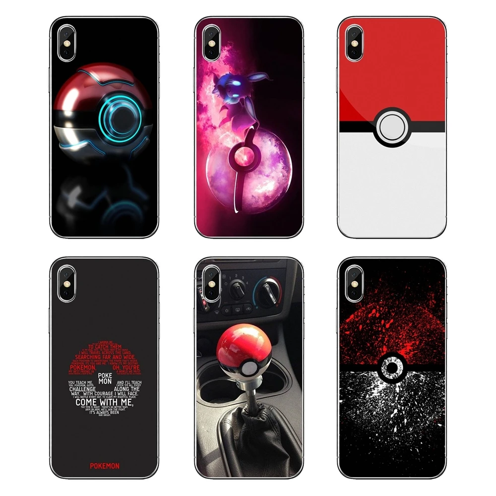 Red White Pokemons Pokeball Ball Toy Valor Mystic Team Case For Huawei Honor 8 8c 8x 9 10 7a 7c Mate 10 Lite Pro P Smart Plus Aliexpress Cellphones Telecommunications