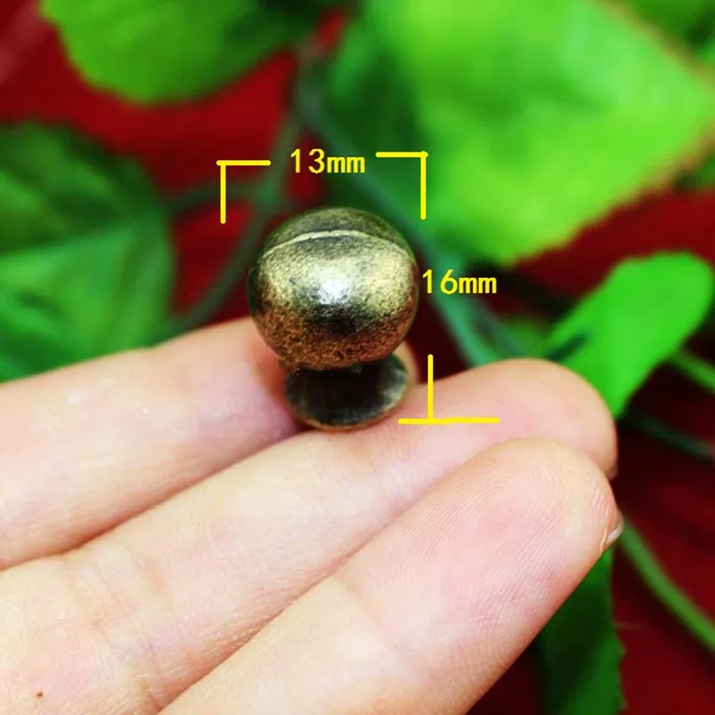 Bronze Modern Mushroom Handle Alloy Knobs and Mini Handles Door Handle