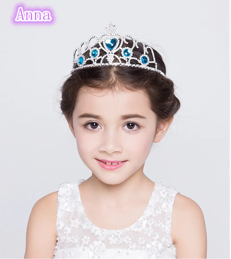 

Ice And Snow Princess/Anna And Elsa Cartoon Theme Headwear Baby Shwer Favor Party Decoration Girl Birthday Supplies