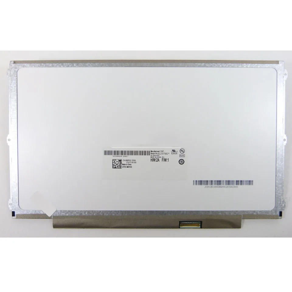 

Tested Grade A+++ B125XTN02.0 HB125WX1-201 12.5 WXGA eDP 30 pin Left+right 3 screw holes LED LCD Screen Display Panel