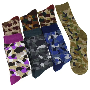 

Free shipping 2019 new High quality Japanese retro long tube men women camouflage socks tide casual cotton socks wholesale
