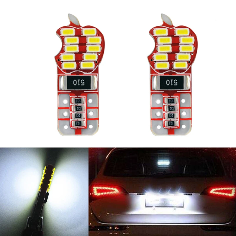 2X без ошибок для Toyota Corolla Avensis Yaris Rav4 Hilux Prius Белый светодиодный номерной знак