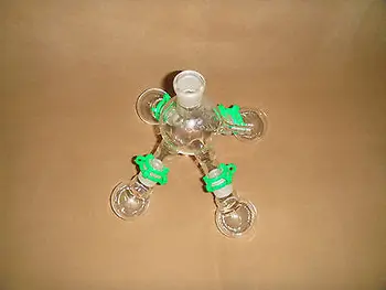 

Lab Short-path Distillation Receiver with Four 50ML Flasks,24/29,Side Arm