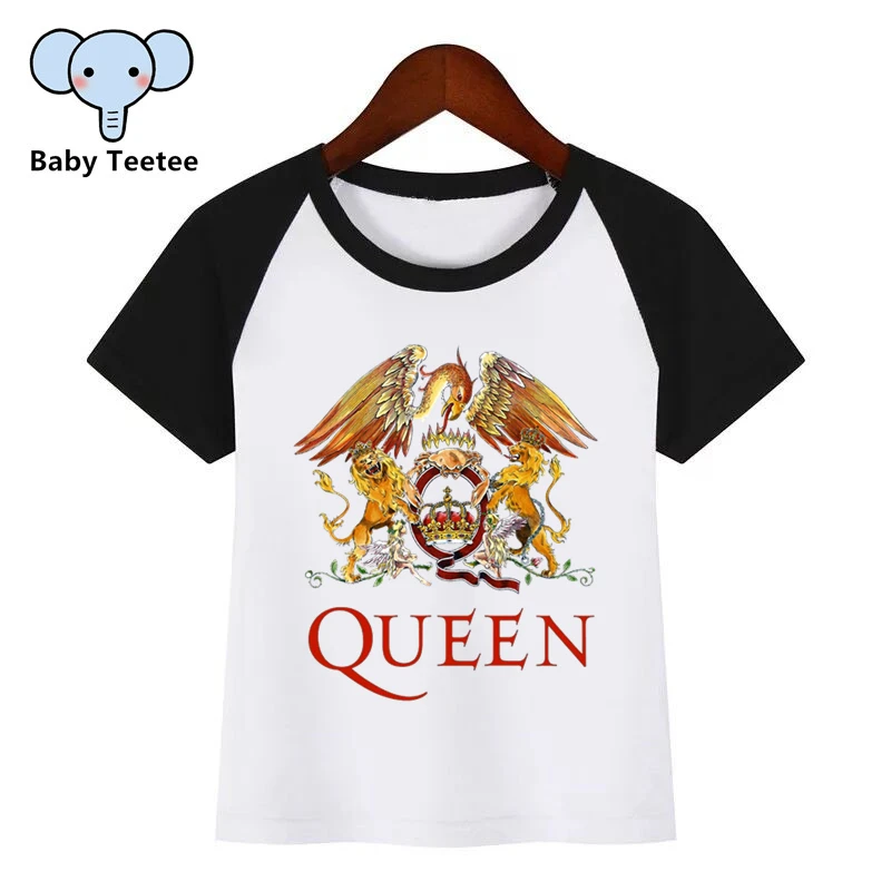 

Boys and Girls Rock Band Queen Freddie Mercury Print T Shirt Baby Kids Funny Clothes Children Summer T-shirt
