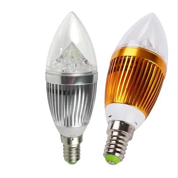 

CE&Rohs E14 E27 E12 E26 base fitting Dimmable 4x3w 12w AC85-265V warm / cold white LED candle bulb corn light