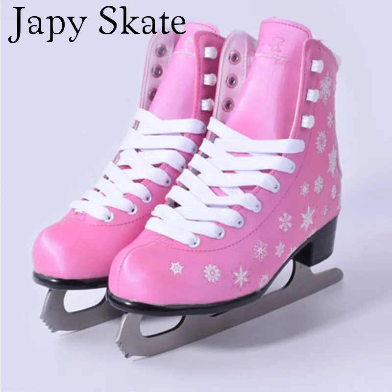 Japy Skate ледяной скейт обувь для трюков взрослый ребенок розовый/синий Ледовые