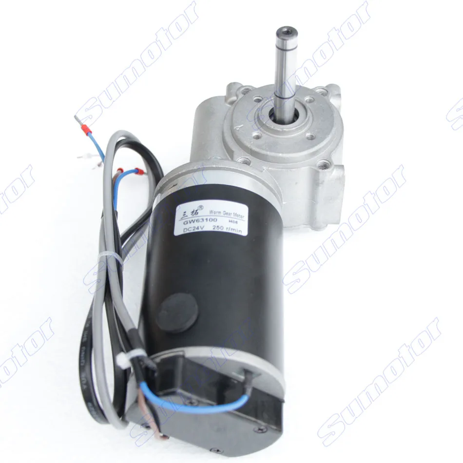GW63100 250 RPM 24 V DC 250N * cm gusano reductor de engranajes Motor eléctrico Automotic Sistema de puerta de la puerta de vidrio con motor sensor del codificador GW63100 250 RPM 24 V DC 250N * cm gusano reductor de engranajes Motor eléctrico Automotic Sistema de puerta de la puerta de vidrio con motor sensor del codificador