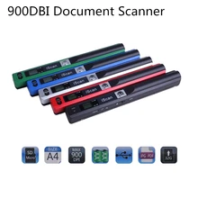Portable Scanner iScan 900DPI 1050DBI Format Document Image A4 Book Scanner LCD Display JPG PDF USB2