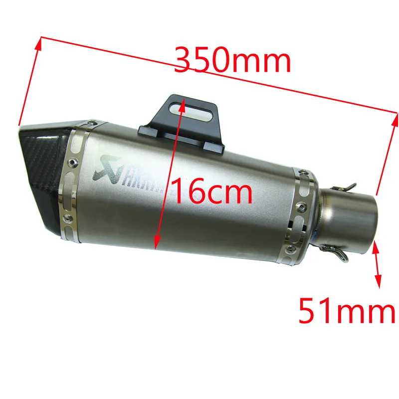 

SPEED SCORPION Motorcross 35CM Akrapovic Yoshimura Exhaust Pipe Silencer For KTM KAWASAKI NINJA250 ER6N FZ400 Z750 Z800 FZ16