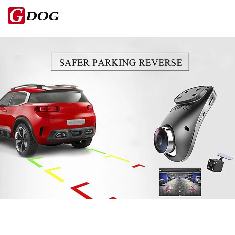 G dogt1 4 г dashcam Android GPS ADAS тире камеры двойной объектив Камара automovil Ночное видение auto