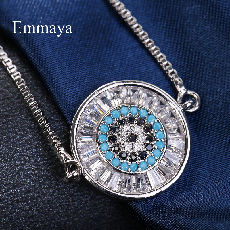 EMMAYA новые модные регулируемые браслеты для женщин с кристаллами очаровательные