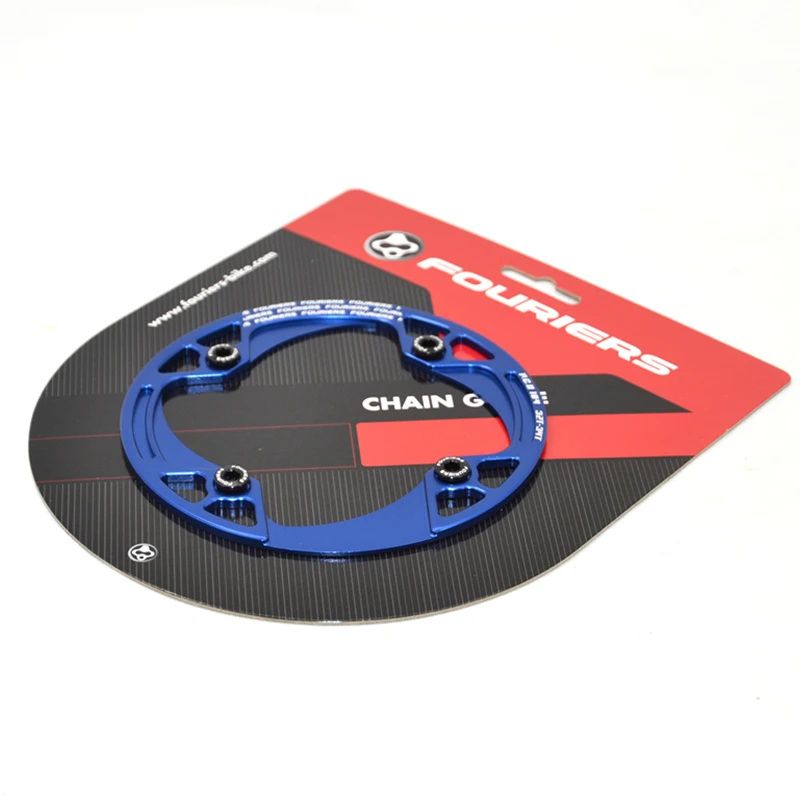 Discount Fouriers MTB Guard Protect 30-40T PCD104mm Bike Crankset Full CNC Protection plate Bicycle Tooth Disk Bicycle Protection plate 5
