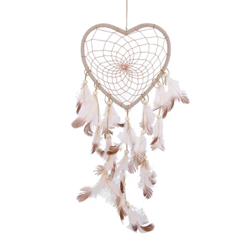 

45cm Handmade Dream Catcher Feathers Beads Car wall Hanging Home Decoration Ornament