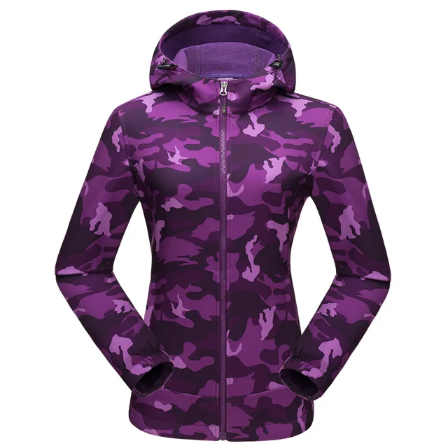 Purple camo jacket womens Clearance