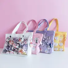 Japonês doce lolita pequeno fresco harajuku lona bolsa de ombro jk itabag cosplay