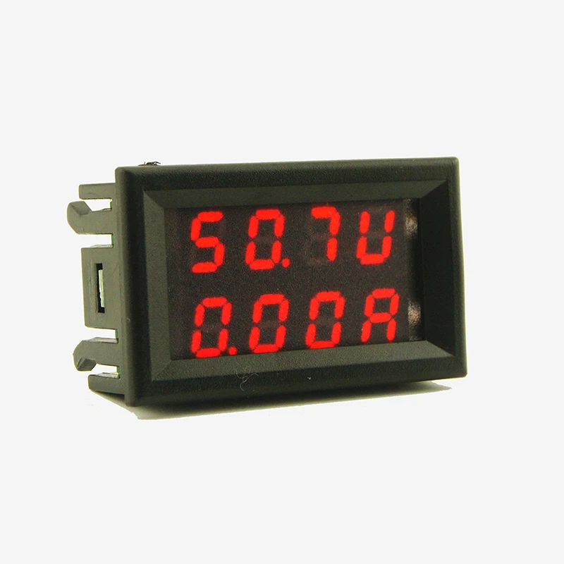 0 100V 10A 20A DC Цифровой двойной дисплей Вольт Амперметр точность класс 0.1% защита