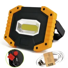 3 режима портативный COB светильник s USB Перезаряжаемый светодиодный светильник высокой мощности походный фонарь AA/18650 светильник-вспышка для рыбалки(без батареи