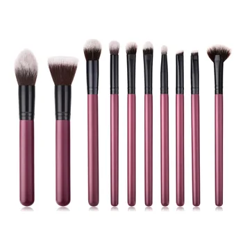 

BBL 5/7/10/12/18pcs Professional Makeup Brushes Set Burgundy Make Up Tools Foundation Powder Blush Eyeshadow Eye Blending Brush