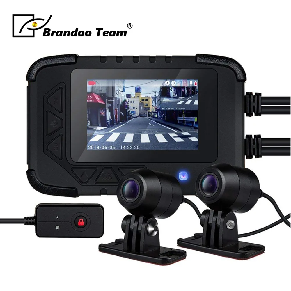 

GPS Motorbike DVR with Dual Lens camera Driving Digital Video Recorder Motorbike dash cam