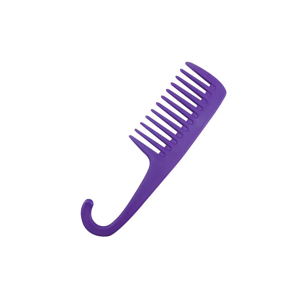 Detangler Расческа для душа тип крючка Парикмахерская пластиковая расческа