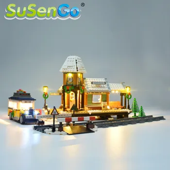 

SuSenGo Led Light Kit For 10259 Creator Series Winter Village Station Lighting Set Compatible With 36011 NO Building Block Model