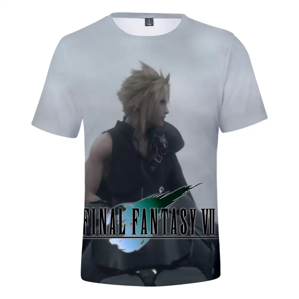 19 ファイナルファンタジー Tシャツ原宿 Tシャツ男性服ストリート原宿半袖 Kpop ポップ Tシャツプラスサイズのストリートスタイル Tシャツ Aliexpress