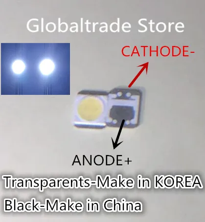 

200PCS Original For LG LED LCD TV backlight lens beads 1W 3v 3528 2835 lamp beads cold white light