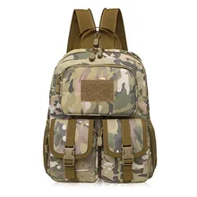 Computadora del estudiante bolsa táctica de camuflaje al aire libre solo bolso de hombro paseo mochila asalto táctico paquete de vacaciones de camping bolsa