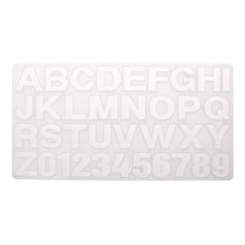 

36PCS Handmade Jewelry Making Tool Alphabet Letters Numbers DIY Silicone Mould