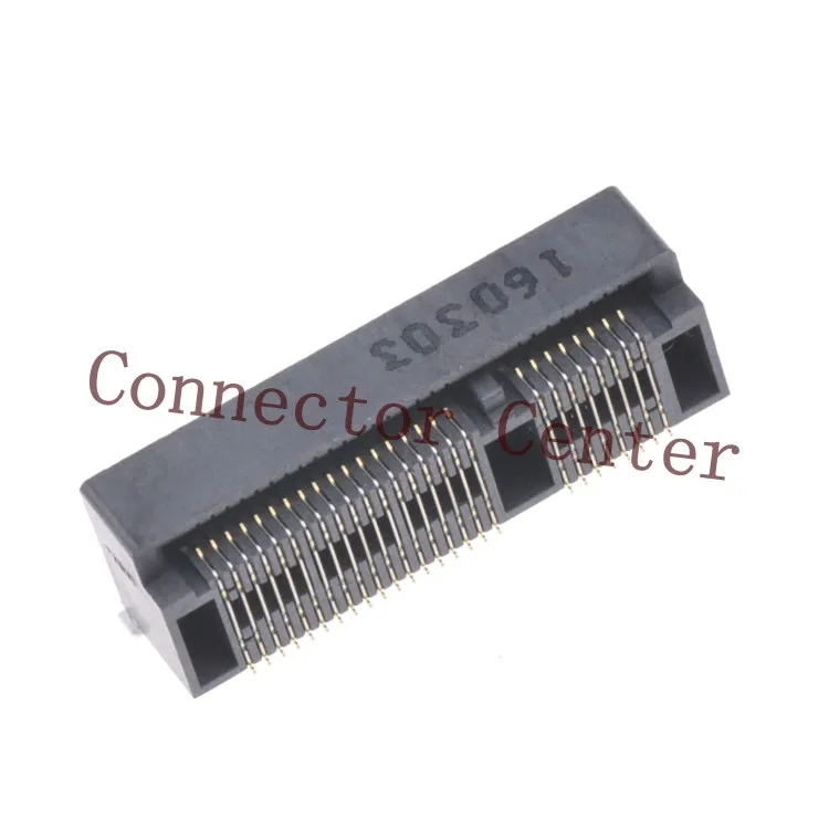 Minipcie Connector For LOTES 0.8mm Pitch 52Pin Height 9.0mm Surface ...