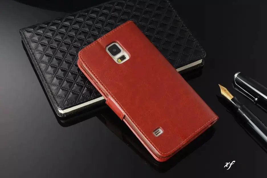 200 шт./лот Crazy Horse Бумажник PU Кожа TPU чехол для Samsung S3 S4 S5 S6 Edge Plus S7 Edge s8 edge Note 4 5 фото Рамки