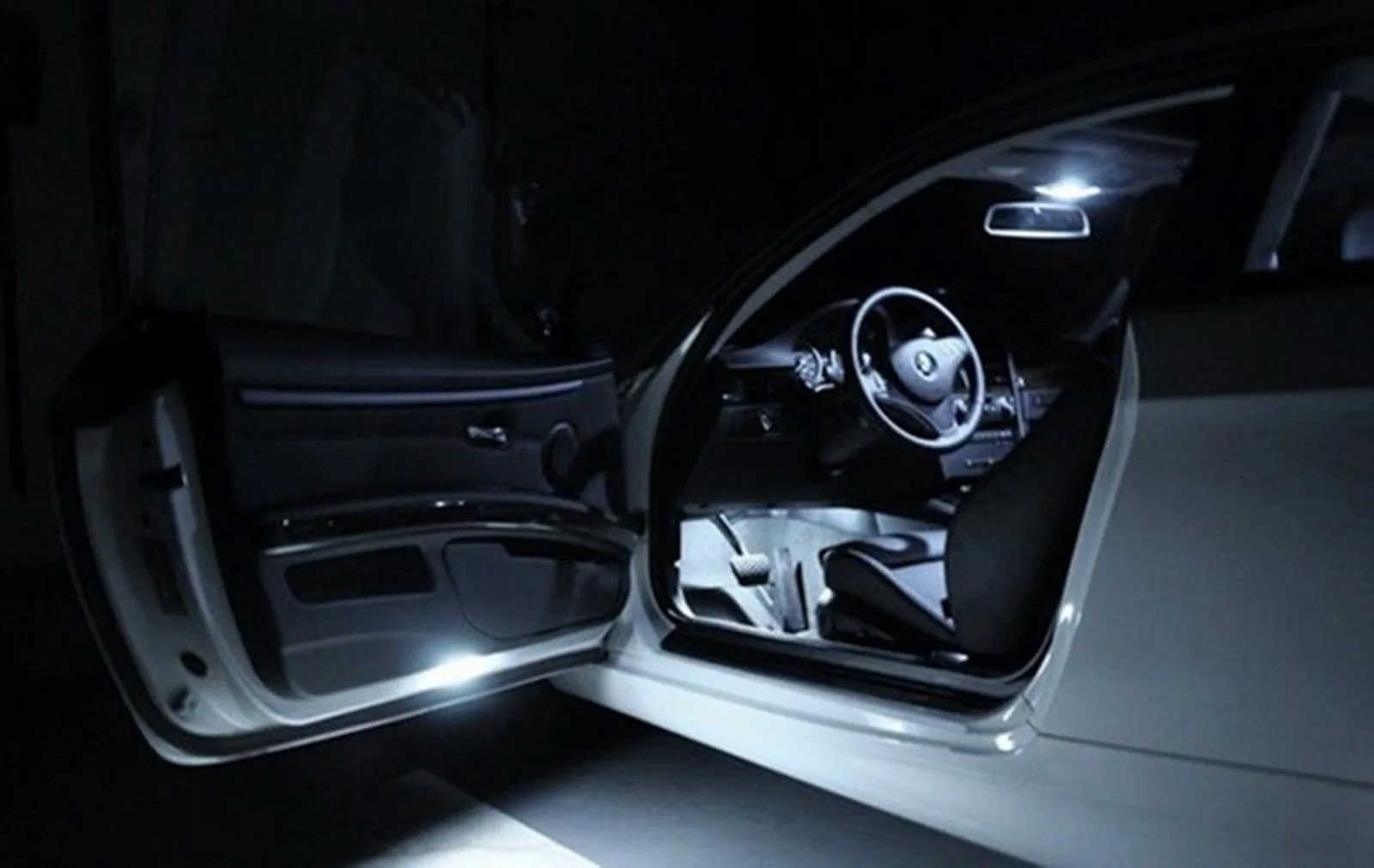 Angrong для Volvo светодиодный осветительных приборов для ног любезно боковой двери светильник белый V70 XC70 XC60 V60 V40 S60 S80