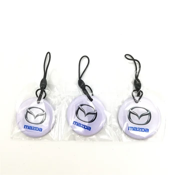

1Pcs RFID Keyfob T5577 Clone Copy Duplicator Card 125KHZ Rewritable Access Control Blank Card Token Tag Keychain Smart tickets