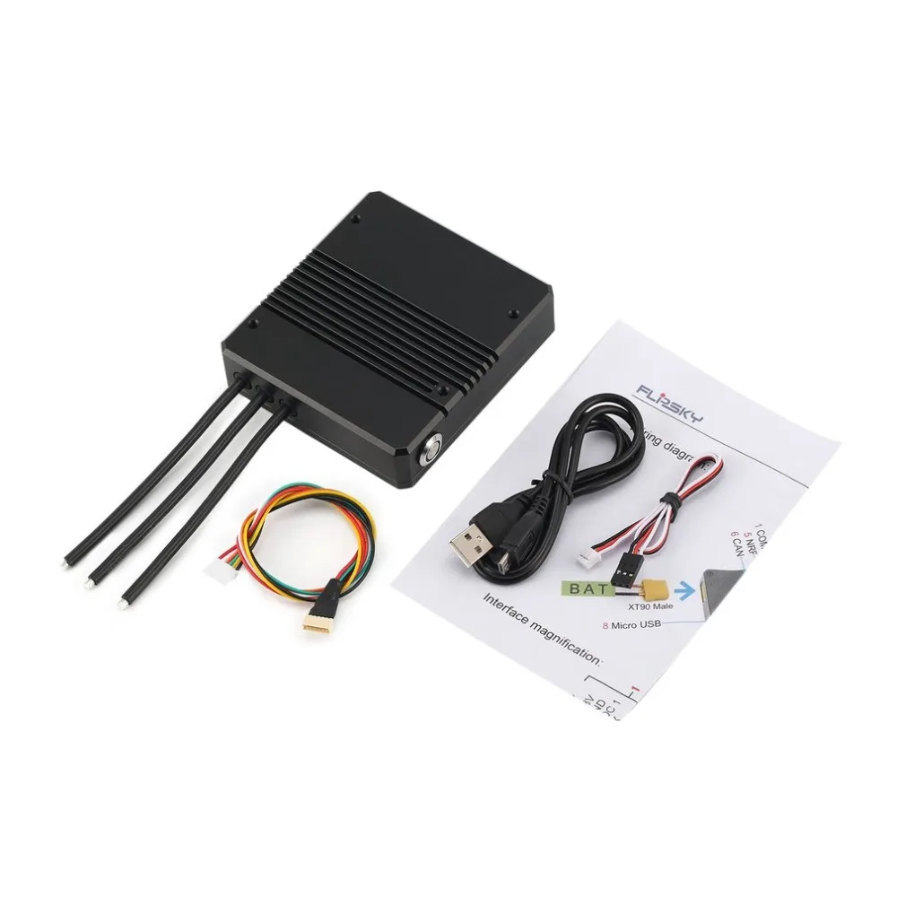 

HGLRC FLIPSKY FSESC V6.6 60A ESC with Aluminium Case for Electric Skateboard RC Car Boat Drone E-bike E-scooter Robot