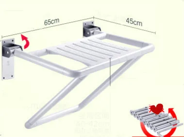 Многофункциональный складной стул для ванной комнаты складной стул, крепящийся к стене стул для пожилых людей беременных женщин Противоскользящий туалетный стул