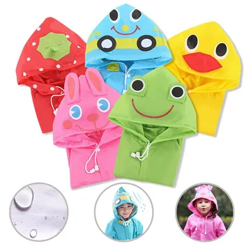 

Economical Kids Rain Coat Animal Style Children Waterproof Raincoat Rainwear Unisex Cartoon Kids Raincoats ds99