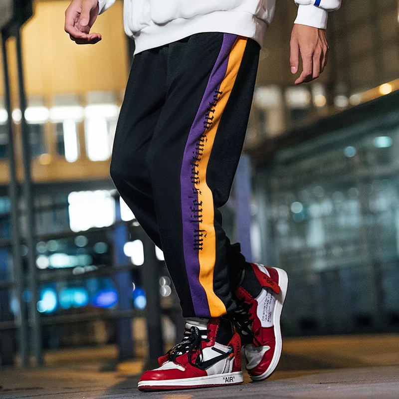 Мужские брюки Bormandick, модные мужские брюки в стиле хип-хоп, Мужские штаны на шнуровке, штаны для бега Kanye West, свободная уличная одежда KXP18 CK11-35 P
